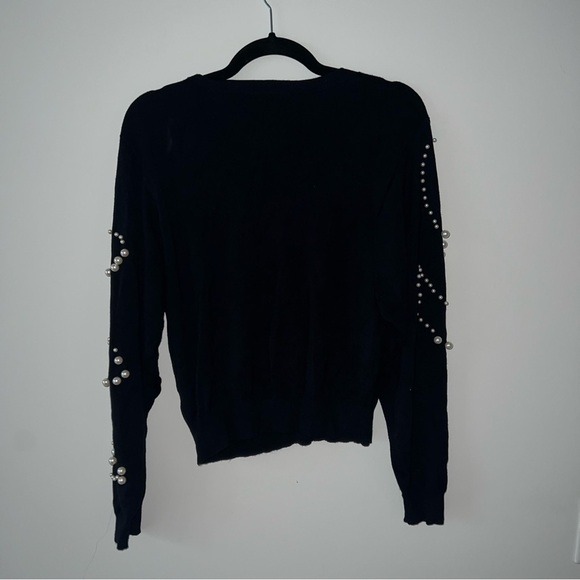 Zara knit pearls sweater great condition size S - Picture 2 of 3